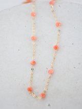 14KGFcoral necklace