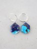 画像1: SILVER925　turquoise lapis lazuli pierce (1)