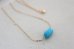 画像3: 14KGF kingman turquoise necklace (3)